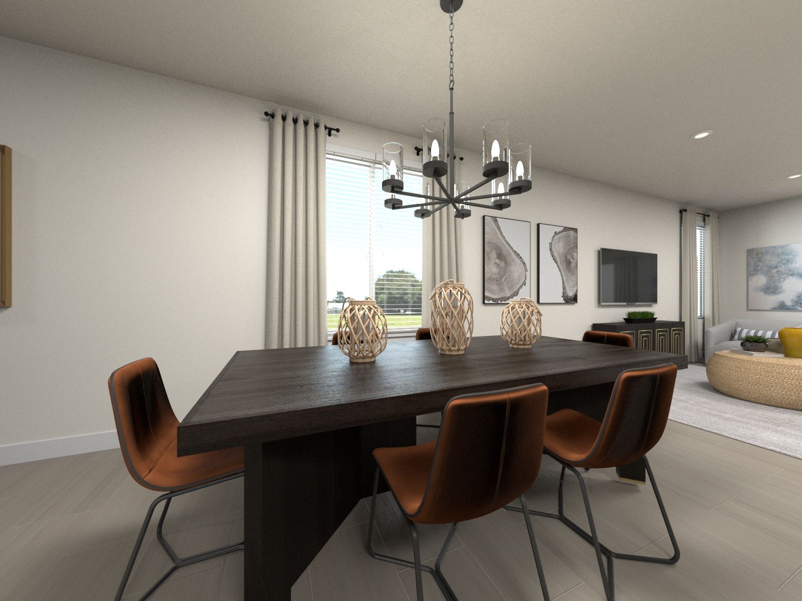 A virtual rendering of the 1480 plan at Summerstone in Tucson, AZ.