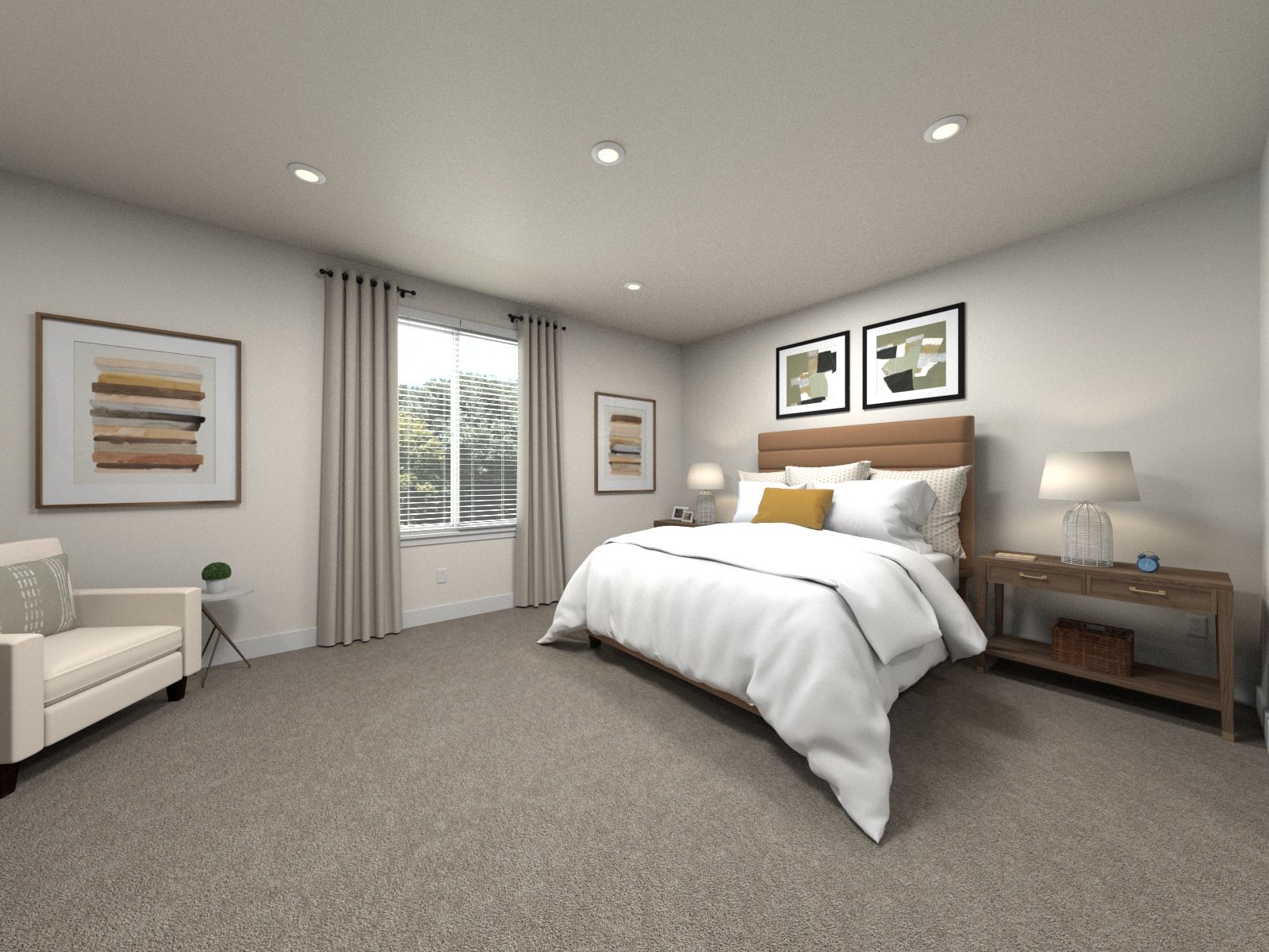 A virtual rendering of the 1480 plan at Summerstone in Tucson, AZ.
