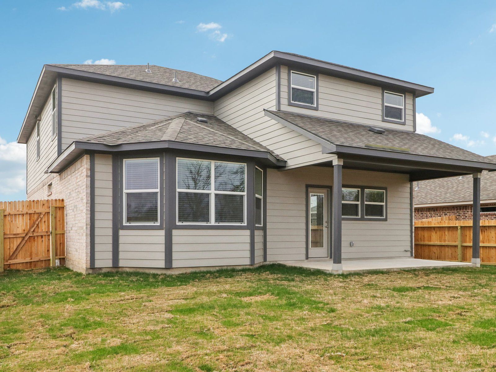 Back exterior of the Medina floorplan at a Meritage Homes community.