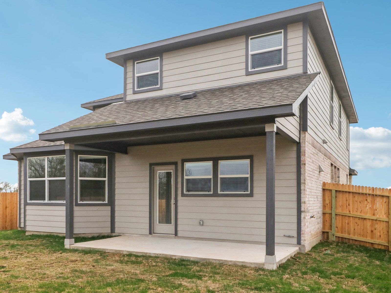 Back exterior of the Medina floorplan at a Meritage Homes community.