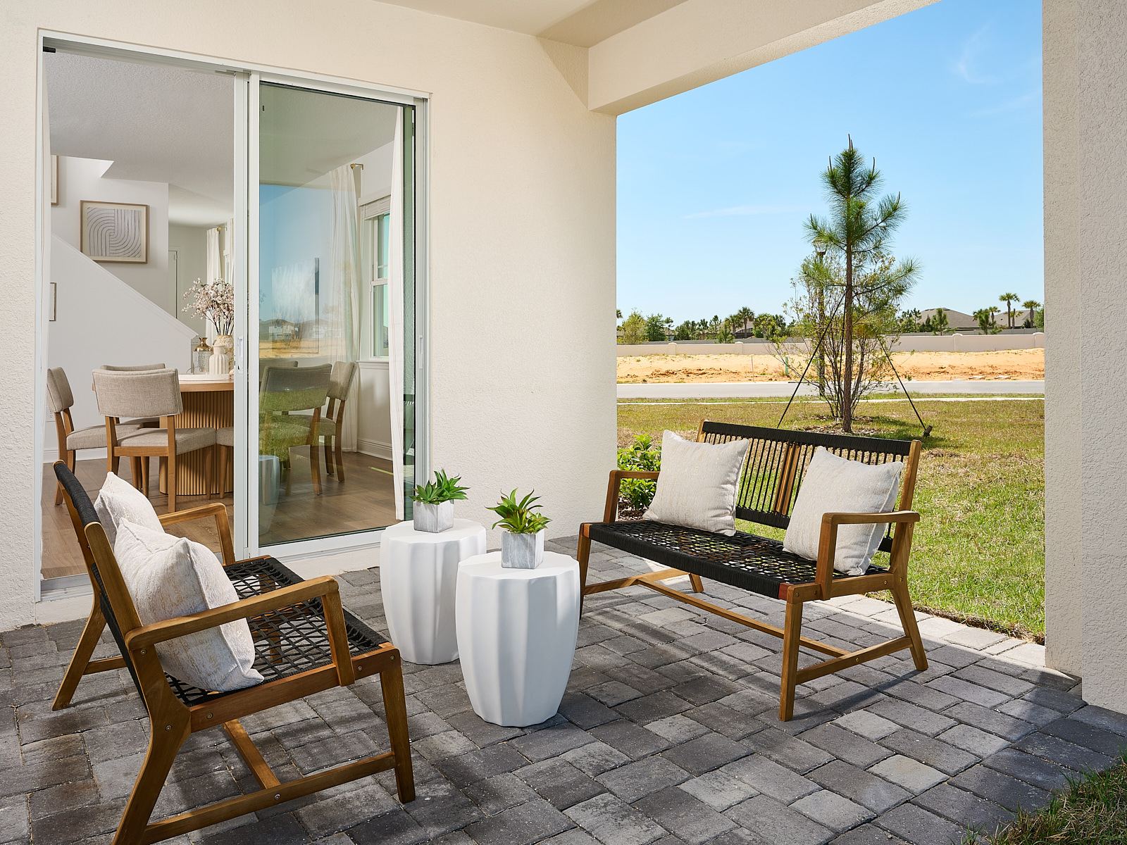 Lanai in the Birch floorplan modeled at Cyrene at Minneola