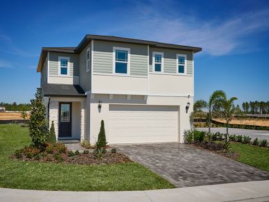 Exterior of the Birch floorplan modeled at Cyrene at Minneola