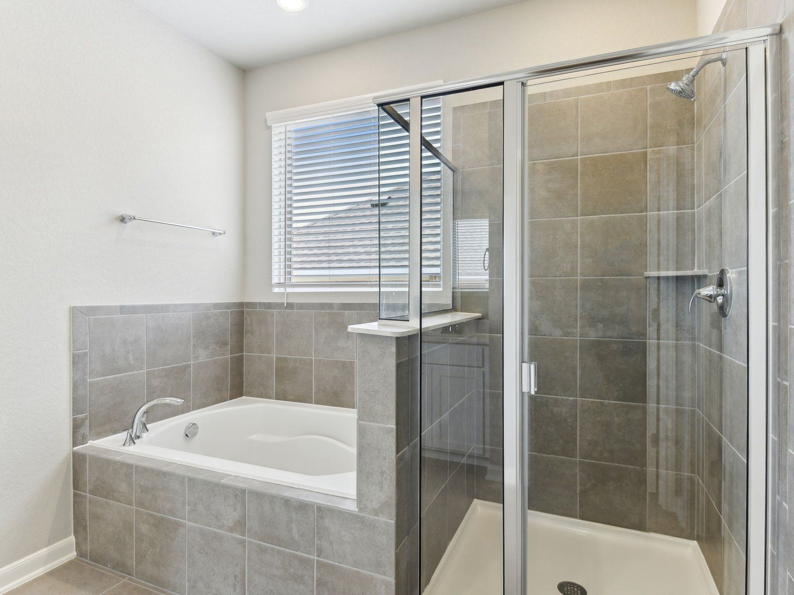 Primary suite bathroom in the Matador floorplan at a Meritage Homes community in San Antonio, TX.