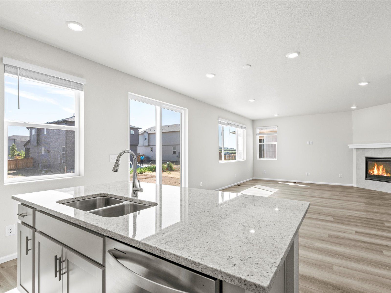 Silversage interior image taken at a Meritage Homes community in Commerce City, CO.