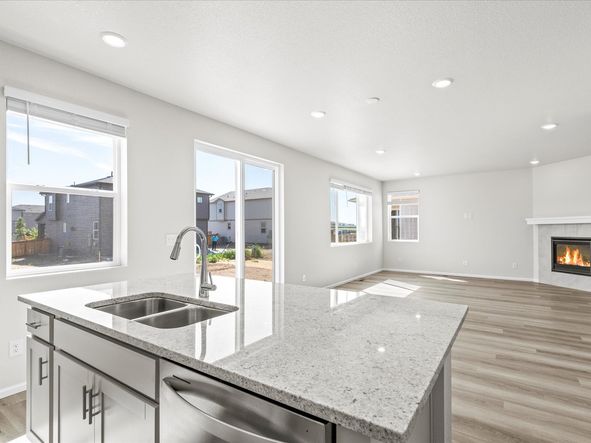 Silversage interior image taken at a Meritage Homes community in Commerce City, CO.