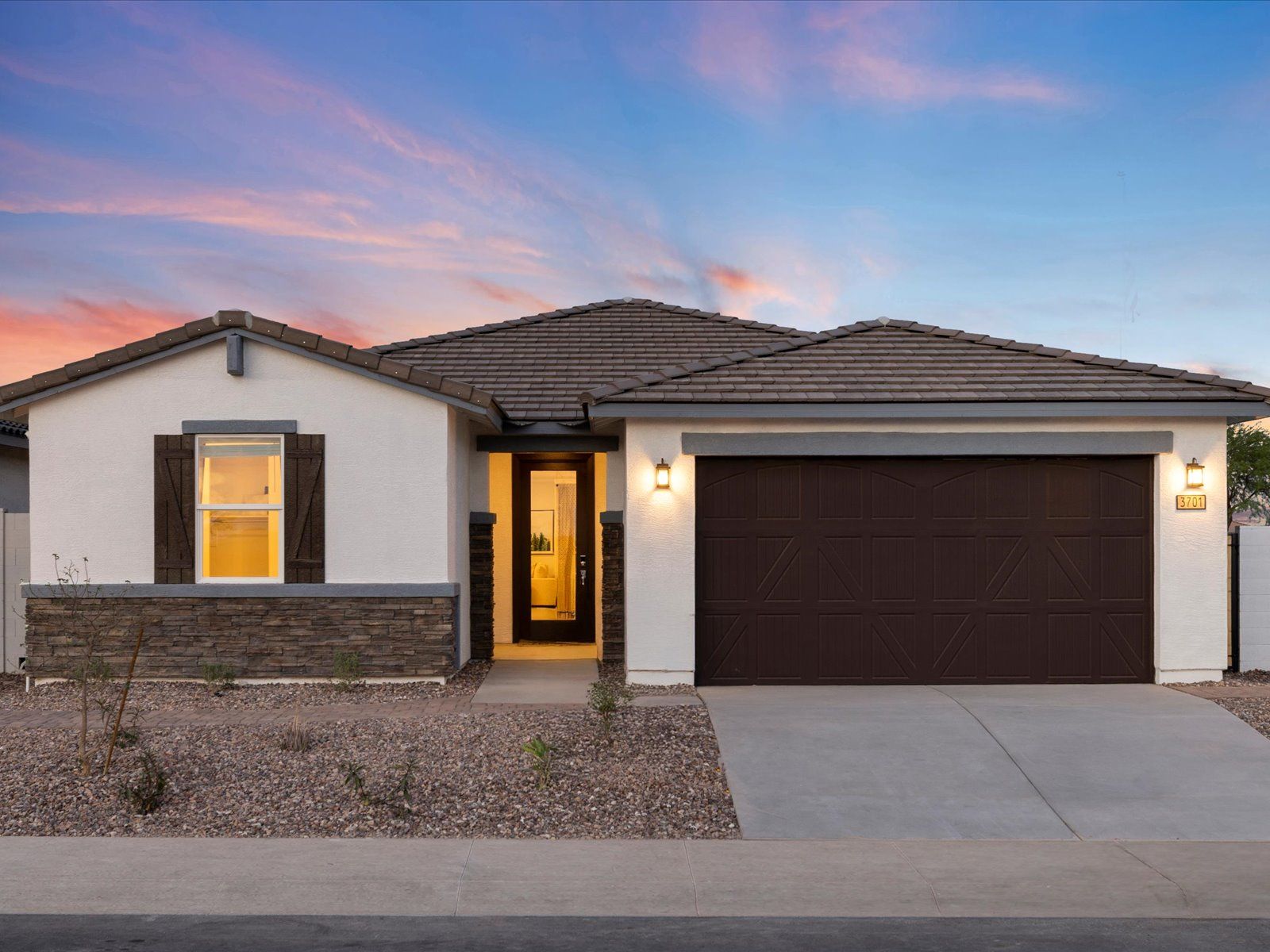 The Lark floorplan modeled at Anthem at Merrill Ranch