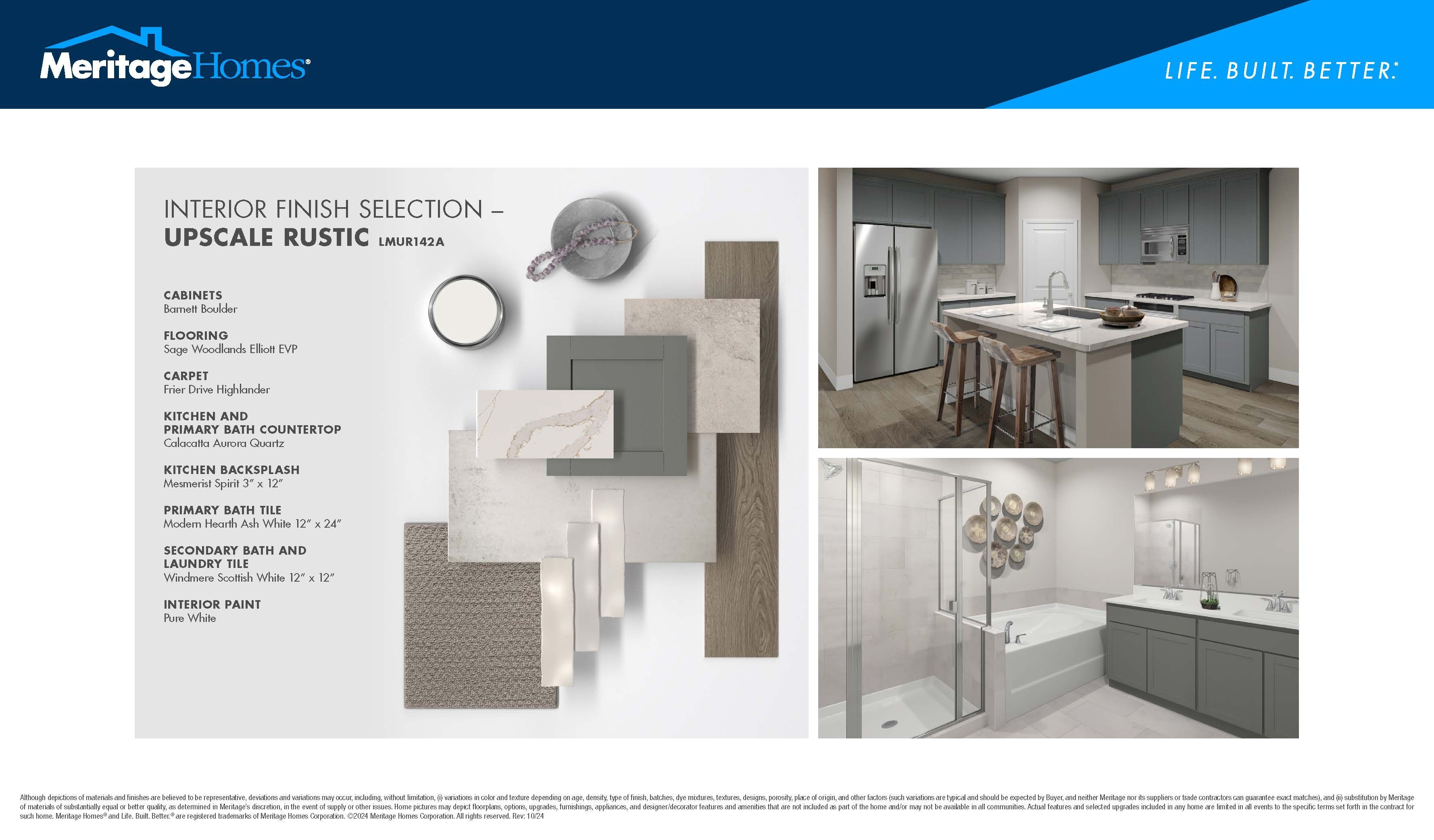 The Ellison - Ashford Park - Texana Series: Corinth, Texas - Meritage Homes