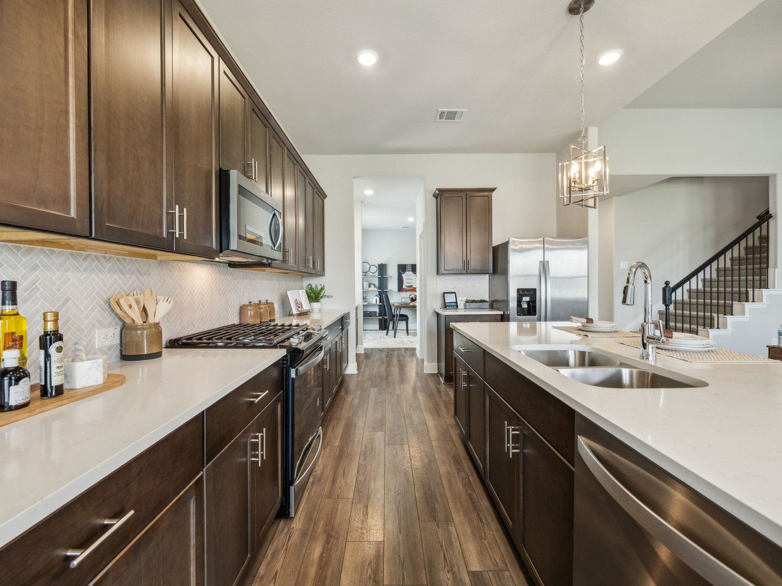 The Abington floorplan featured at Lakehaven