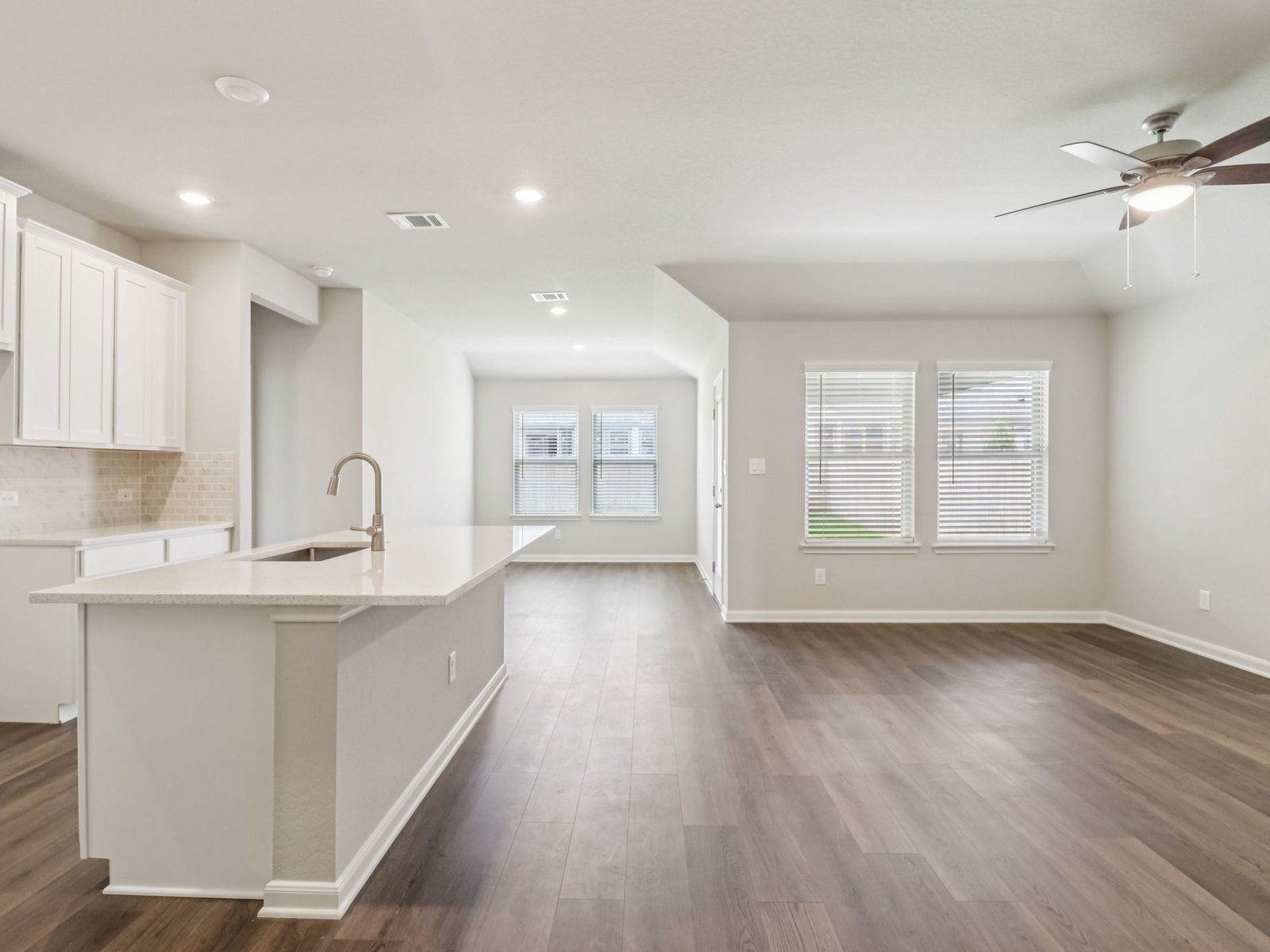 Kitchen and Living Room