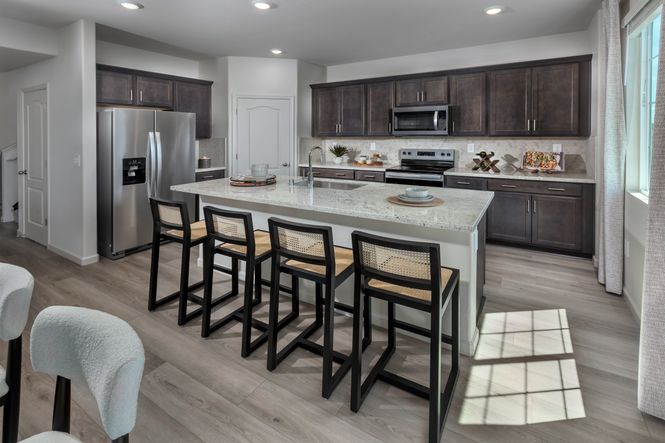 Modeled Residence 3 of Aspen at Villa Ticino in Manteca, CA.