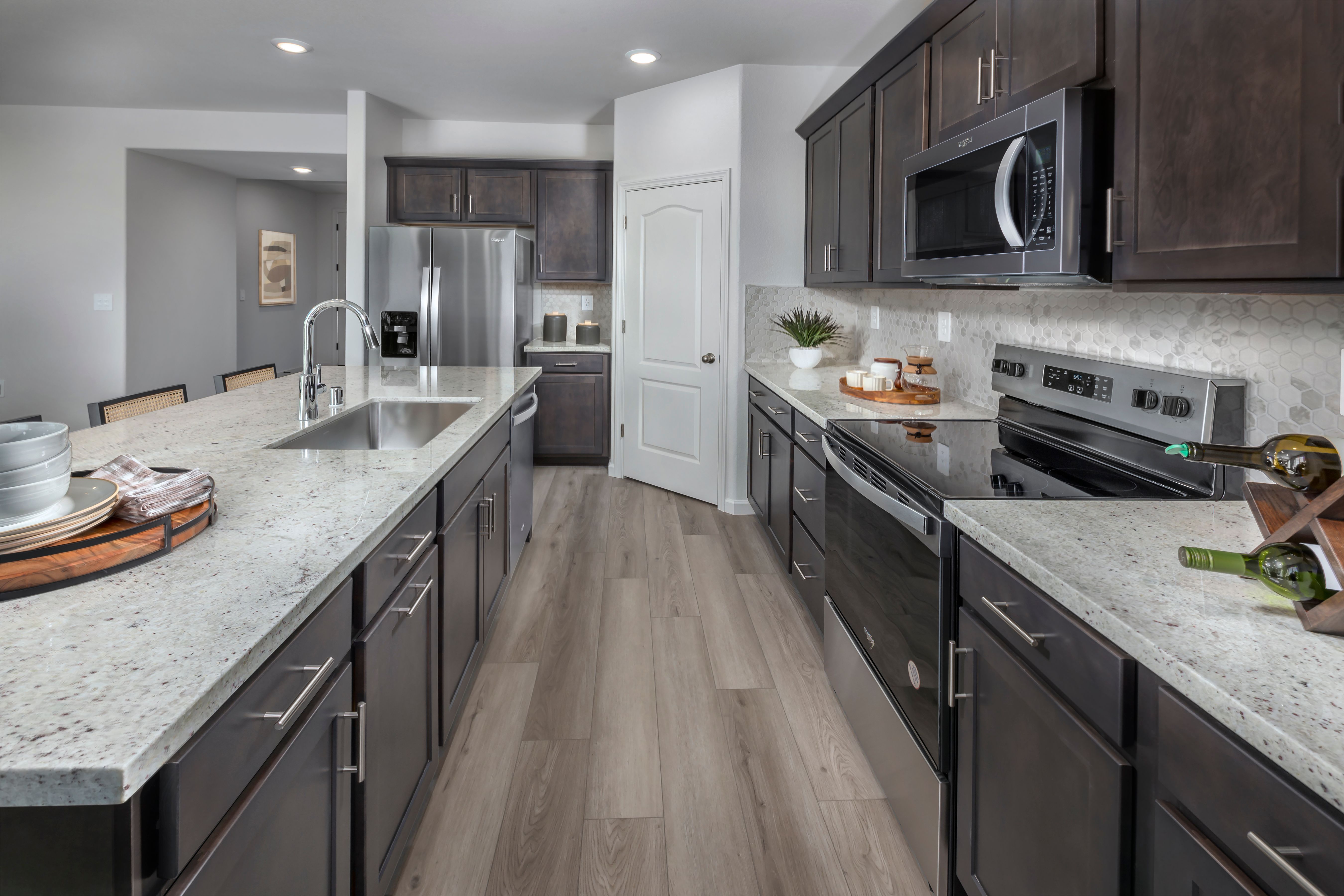 Modeled Residence 3 of Aspen at Villa Ticino in Manteca, CA.