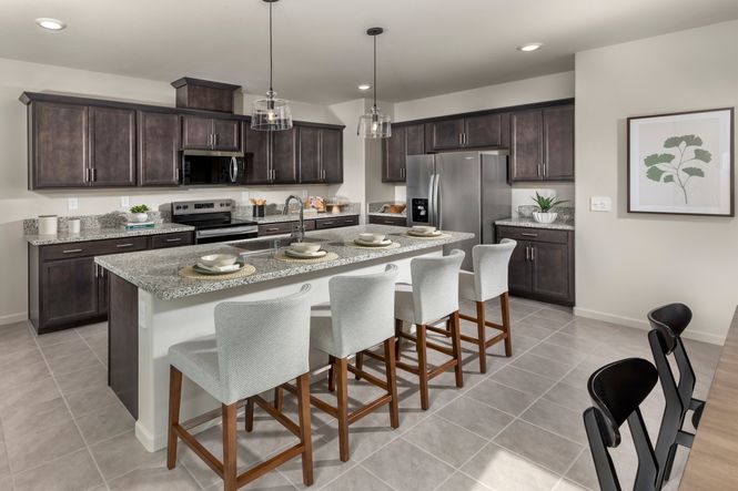 Modeled Residence 5 of Aspen at Villa Ticino in Manteca, CA.