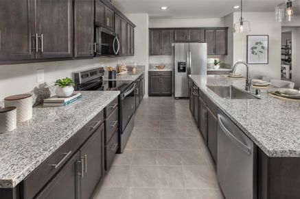Modeled Residence 5 of Aspen at Villa Ticino in Manteca, CA.
