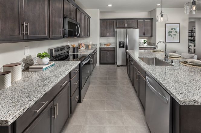 Modeled Residence 5 of Aspen at Villa Ticino in Manteca, CA.