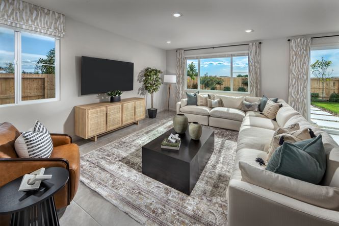 Modeled Residence 5 of Aspen at Villa Ticino in Manteca, CA.