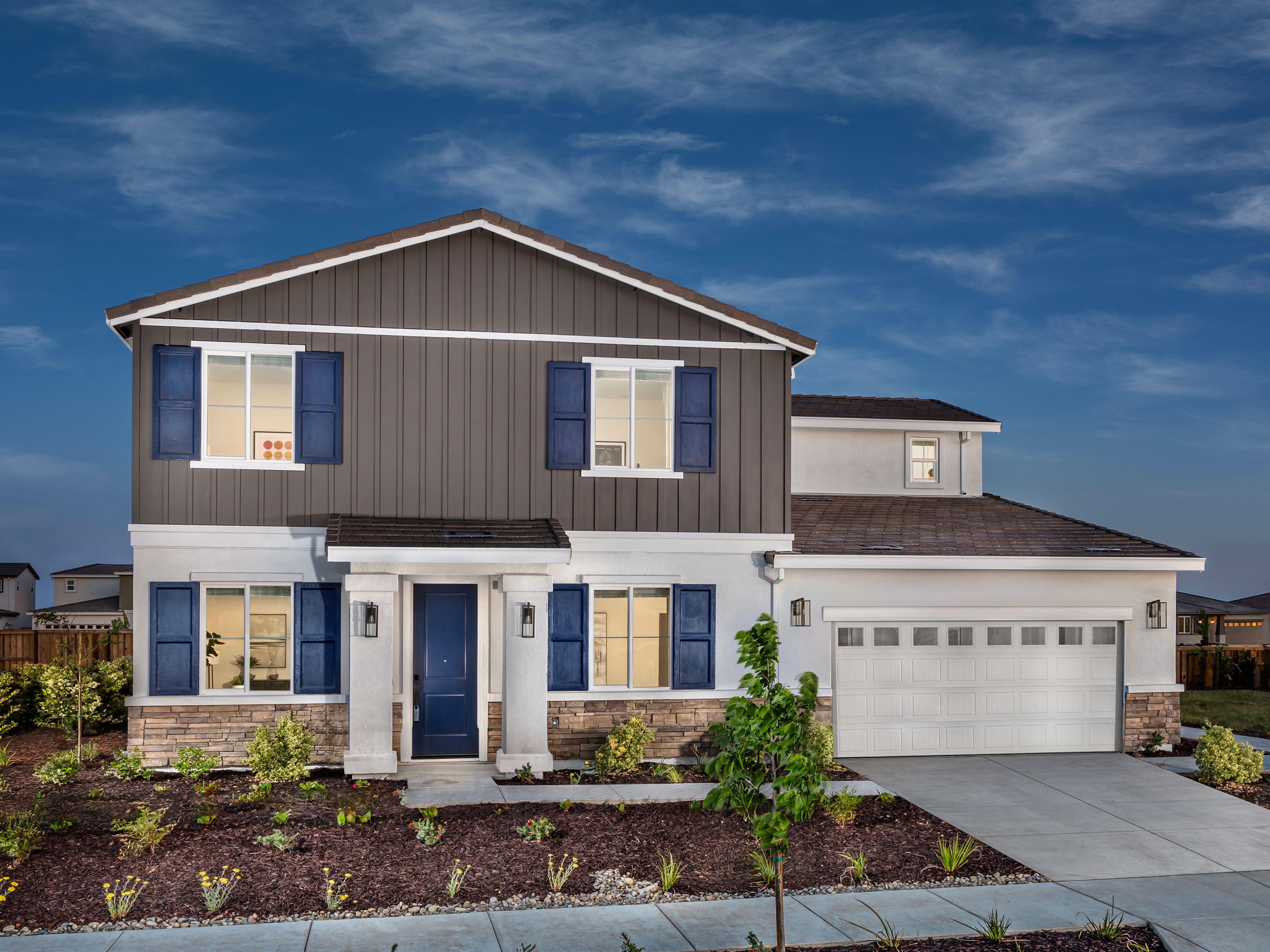 Modeled Residence 3 from Vernon at Liberty Ranch in Galt, CA.
