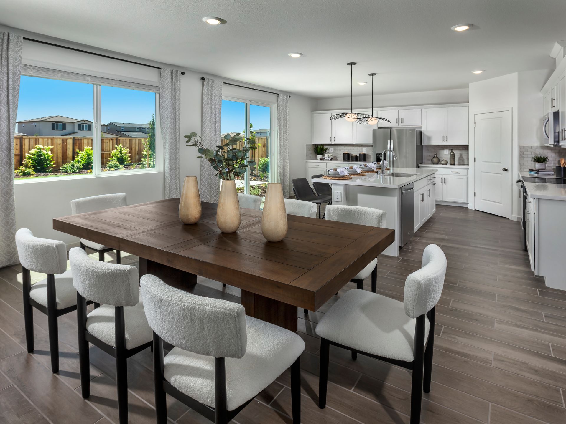 Modeled Residence 3 at a previous Meritage community in California