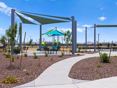 Walking Path Around Playground at Allure Vista