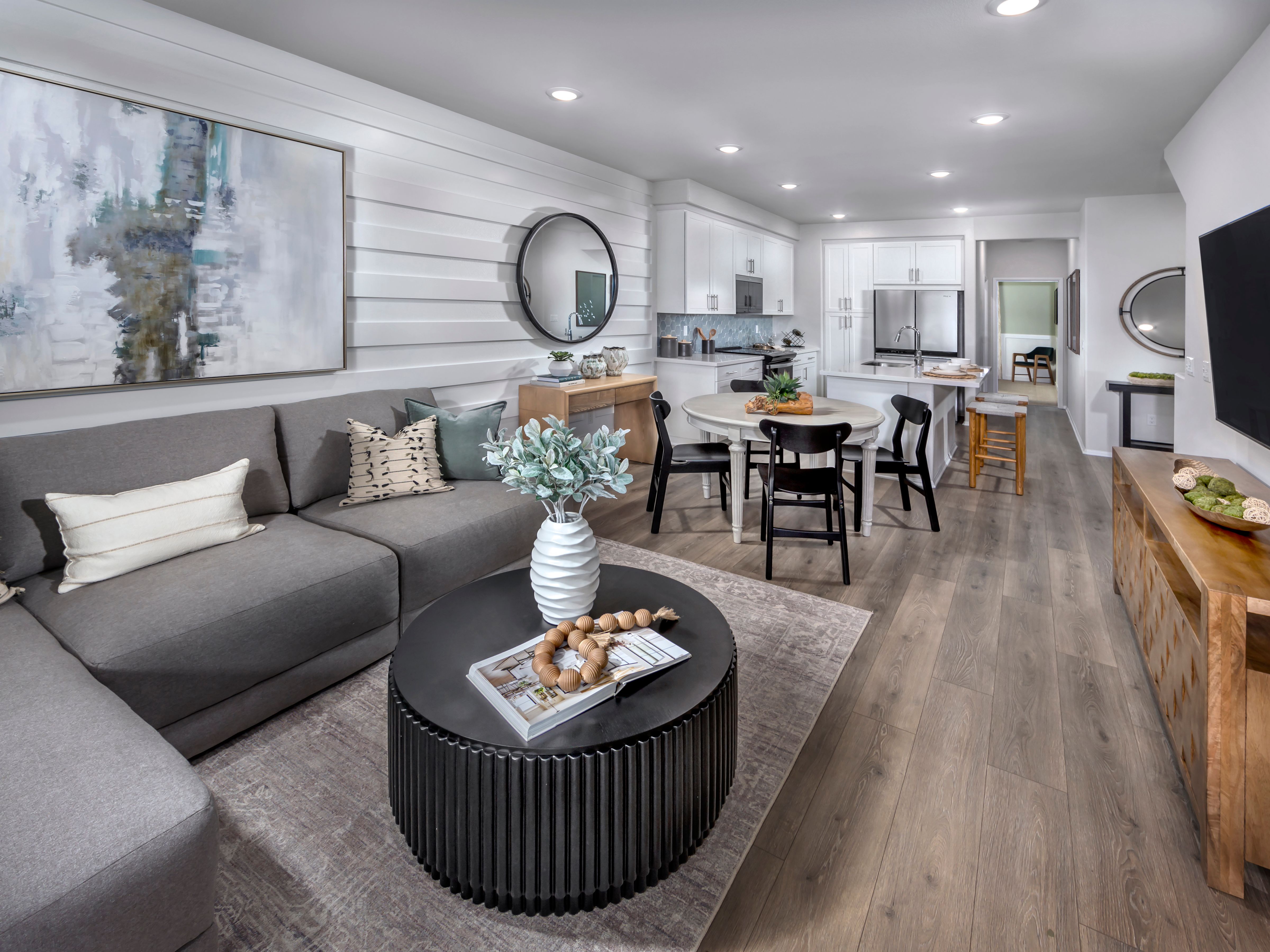 The open-concept floorplans create a seamless flow, keeping everyone connected.