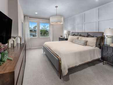 The spacious primary suites create a private oasis to rest and rejuvenate.