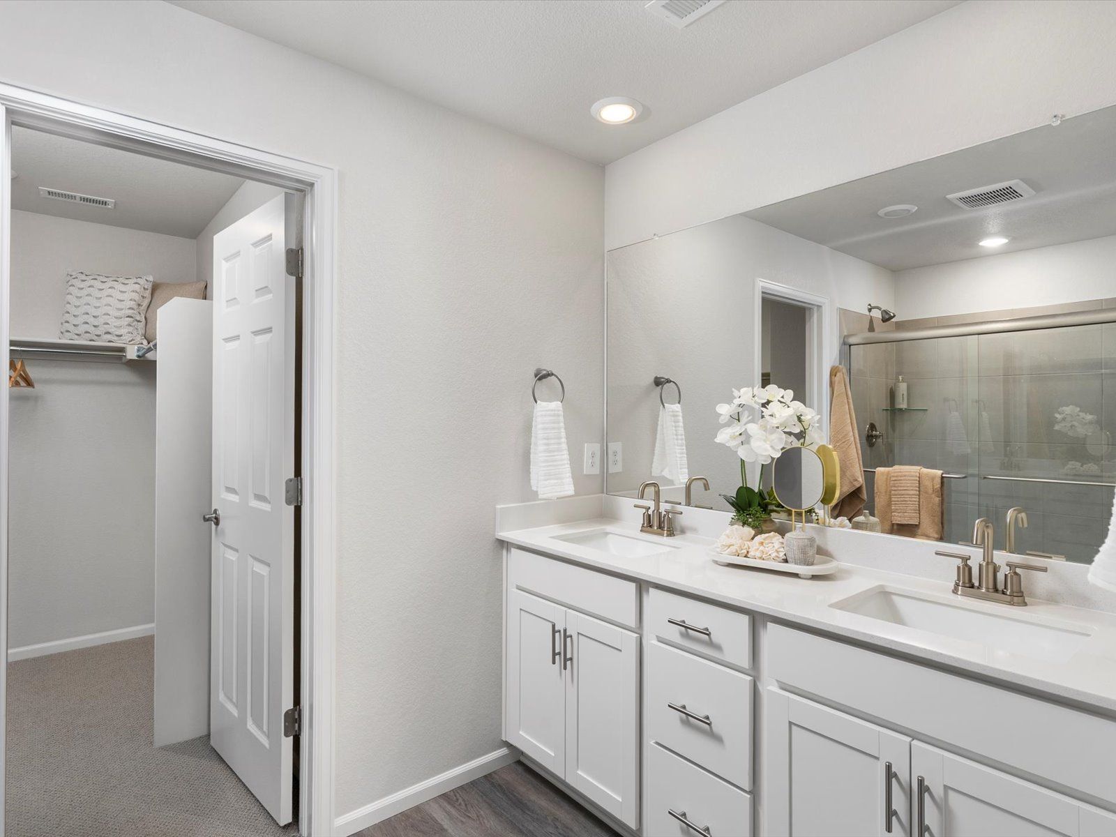 The Crestone floorplan image taken at a Meritage Homes community in Morrison, CO.