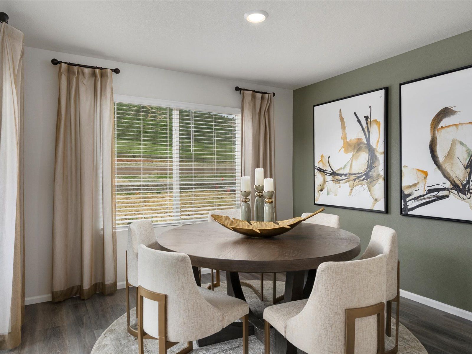 The Crestone floorplan image taken at a Meritage Homes community in Morrison, CO.