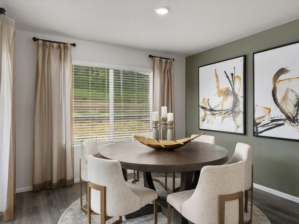 The Crestone floorplan image taken at a Meritage Homes community in Morrison, CO.