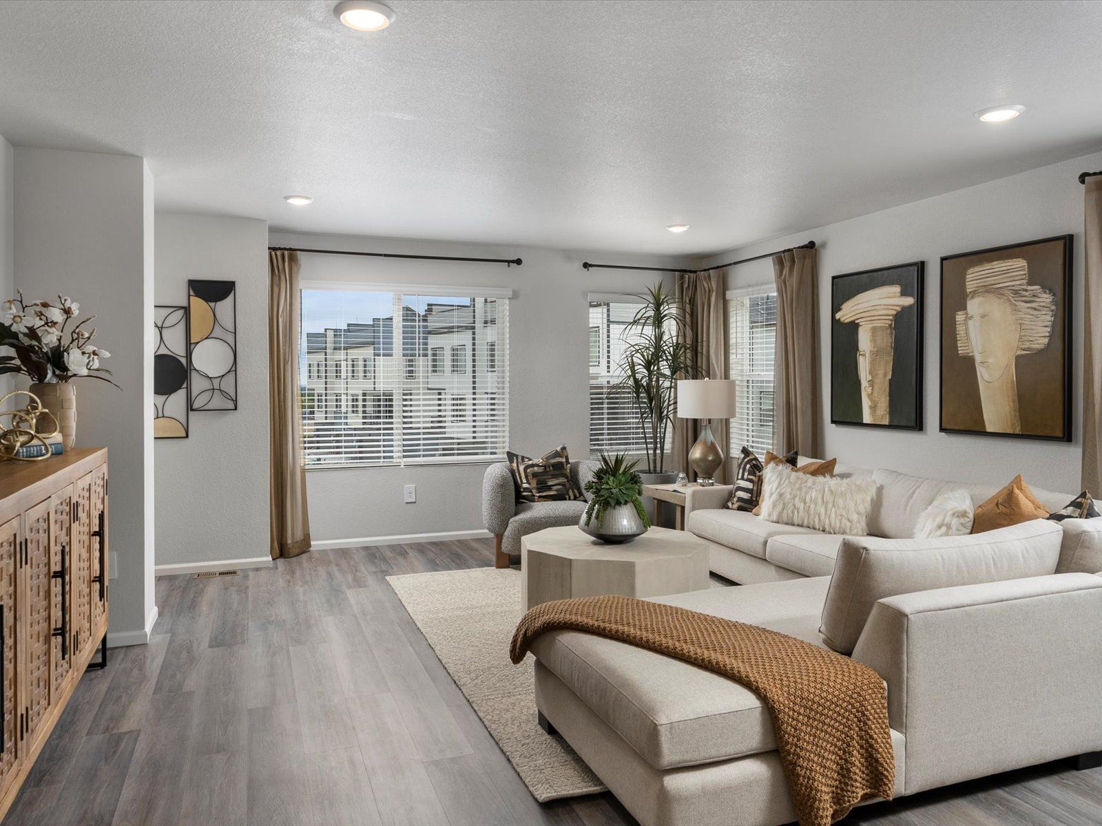 The Crestone floorplan image taken at a Meritage Homes community in Morrison, CO.