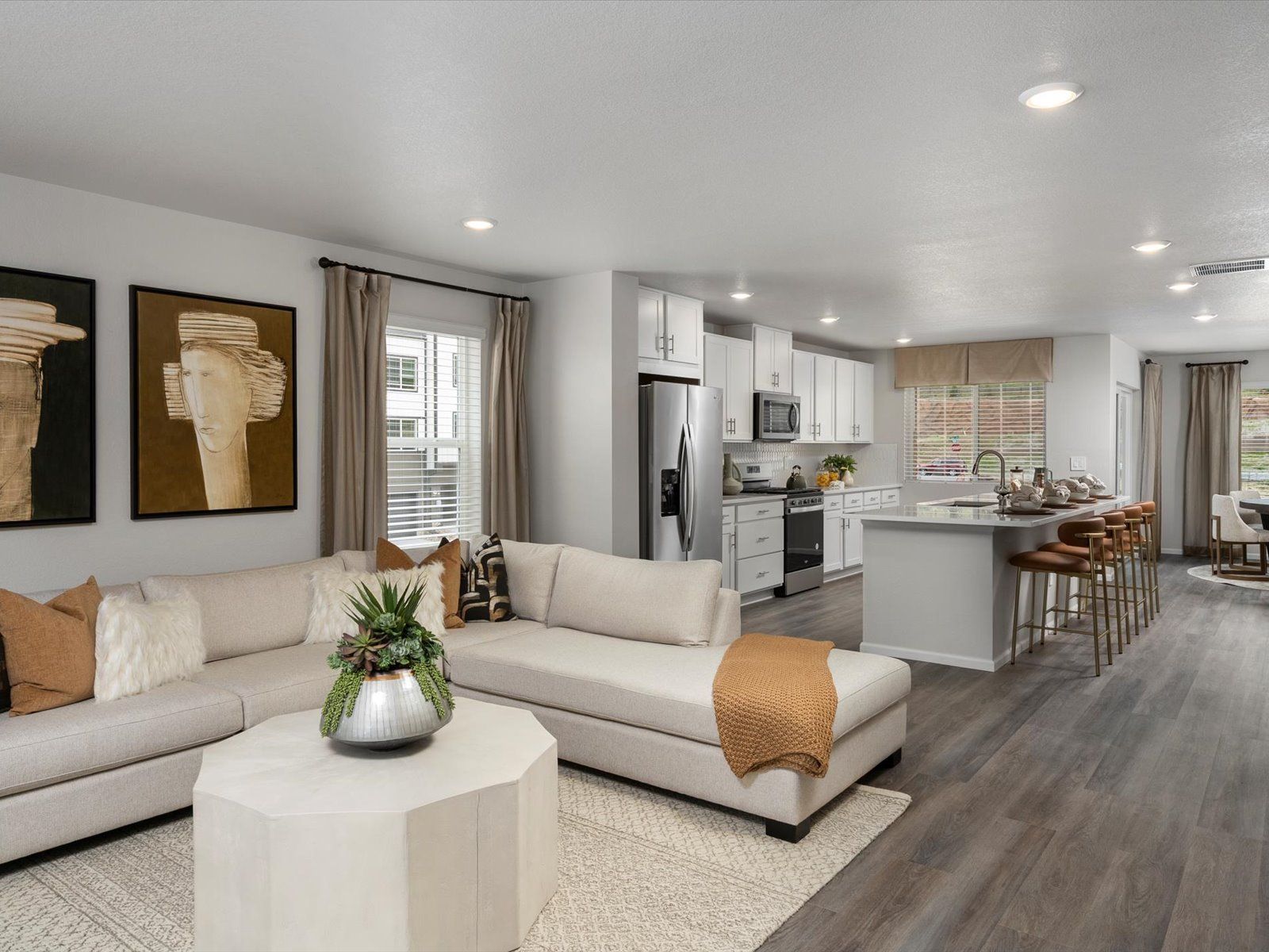 The Crestone floorplan image taken at a Meritage Homes community in Morrison, CO.
