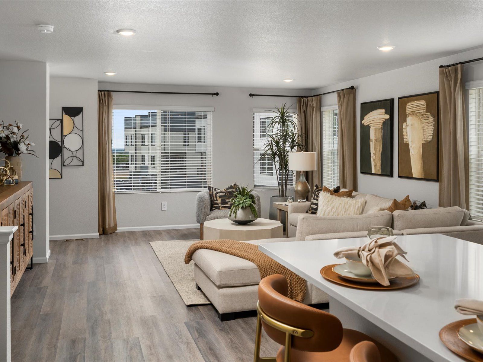 The Crestone floorplan image taken at a Meritage Homes community in Morrison, CO.