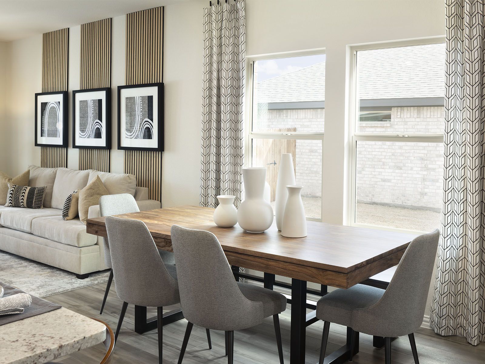 Enjoy entertaining with the open floorplan of the Bexar