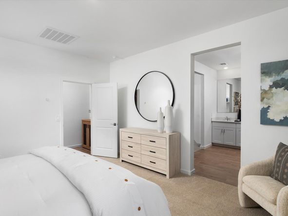 The Jubilee floorplan image modeled at Wildera in San Tan Valley.