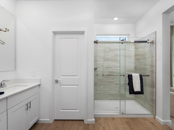 The Jubilee floorplan image modeled at Wildera in San Tan Valley.