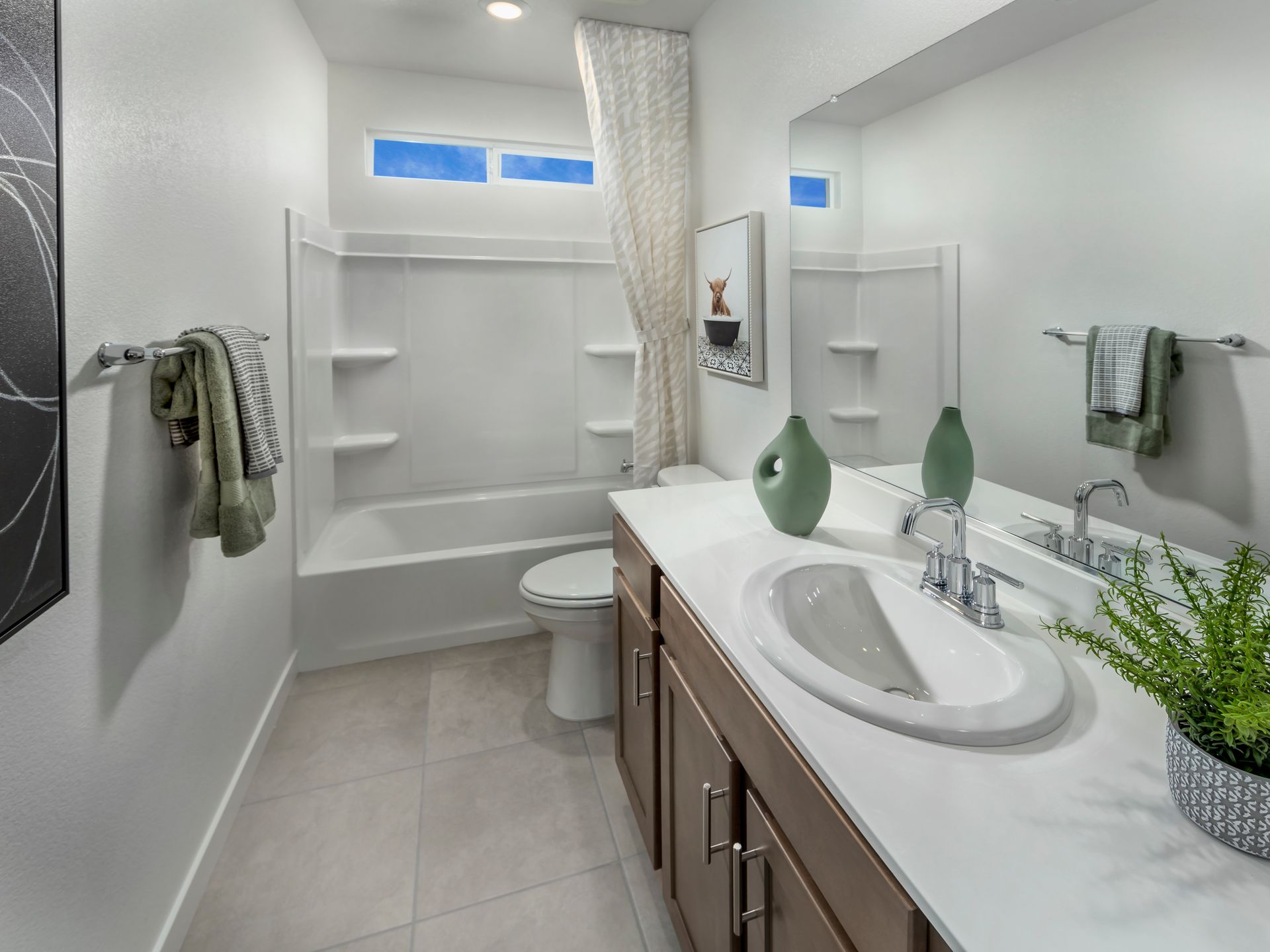 Modeled Bathroom of the Residence 2.