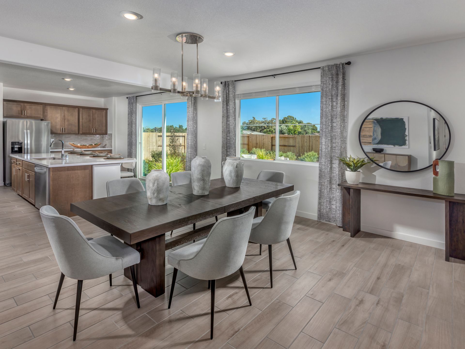 Modeled Dining area of Residence 2.