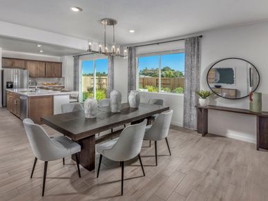 Modeled Dining area of Residence 2.