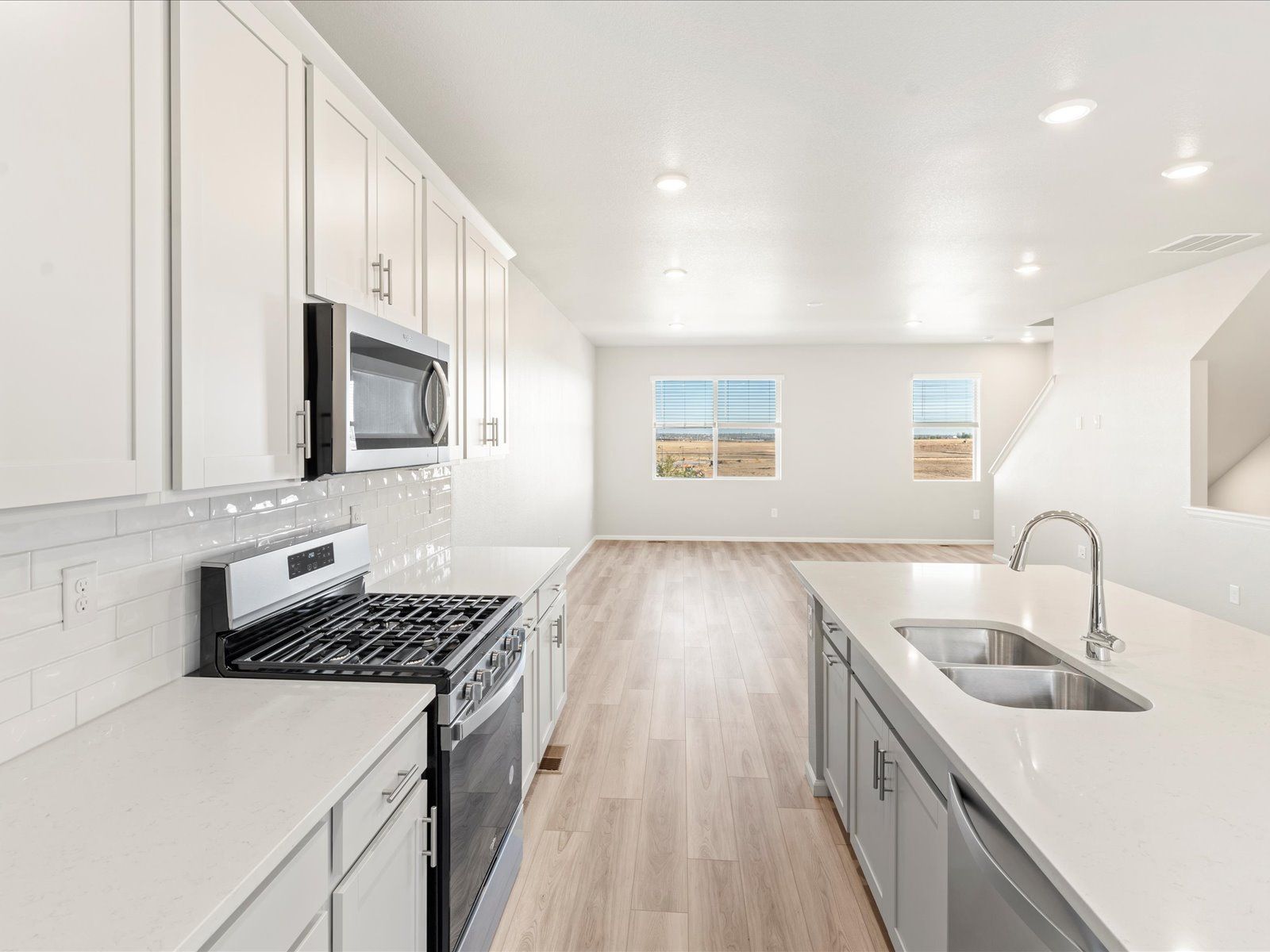 The Belford floorplan interior image taken at a Meritage Homes community in Broomfield, CO.