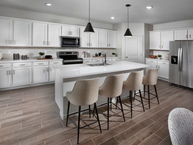 Enjoy cooking all your favorite meals in this designer curated kitchen.
