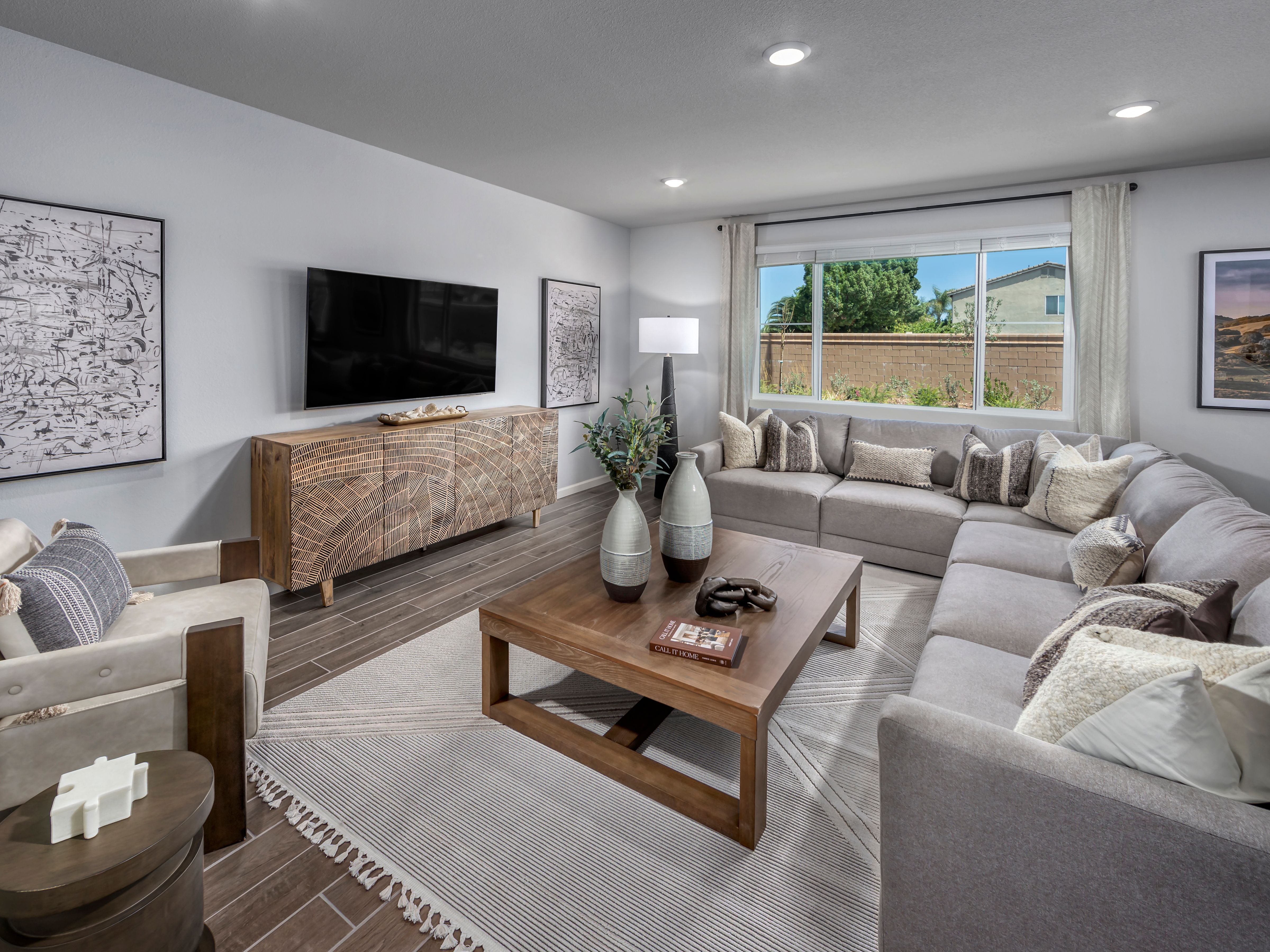 Modeled living area of the Residence 4.