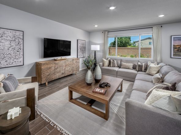 Modeled living area of the Residence 4.