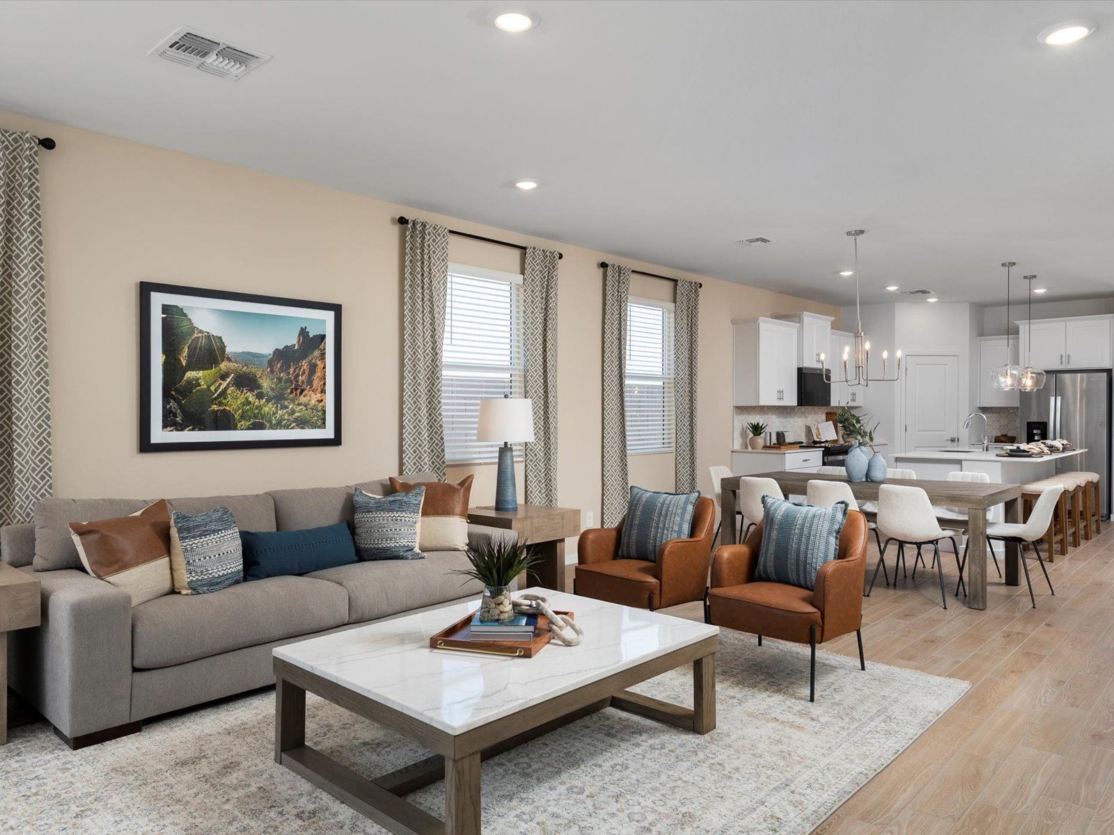 The Jubilee floorplan image modeled at Wildera in San Tan Valley.