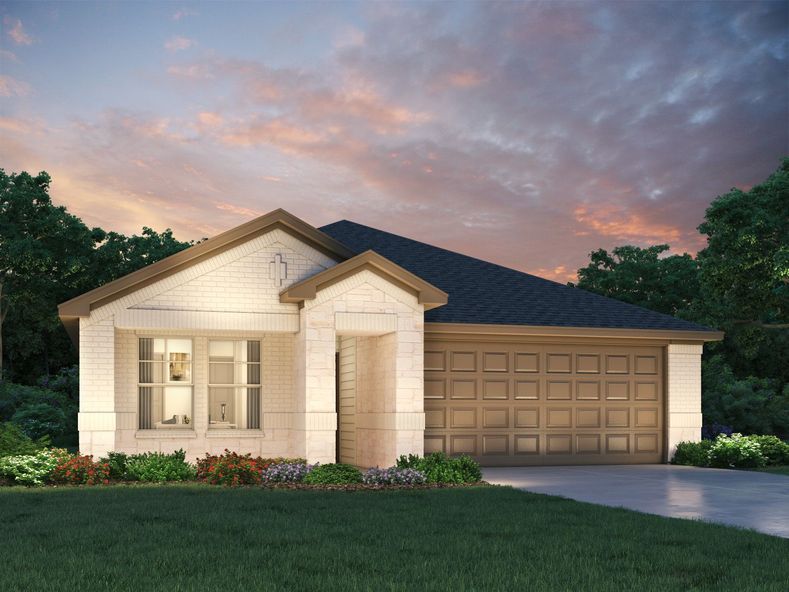 The Callaghan (830) - Pine Lake Cove - Premier Series: Montgomery, Texas - Meritage Homes