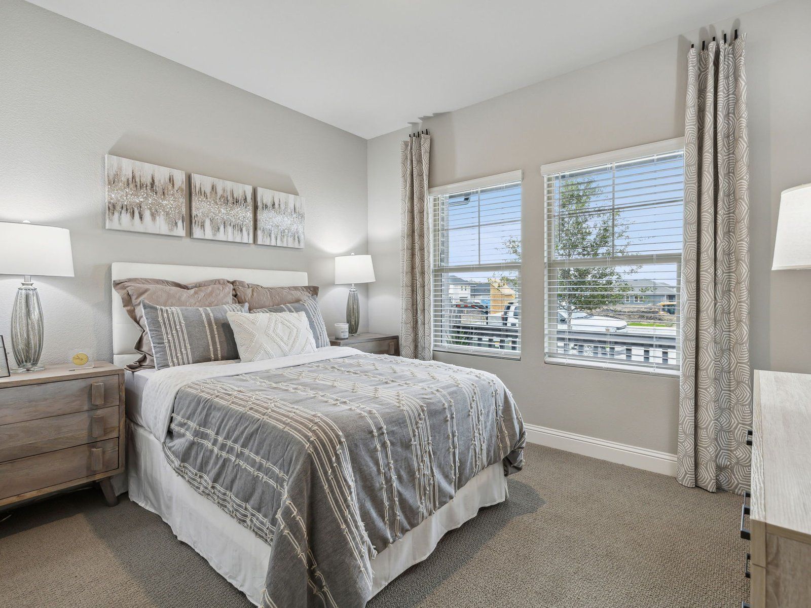 A secondary bedroom in the Abington