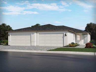 Elevation A for the Sawyer and Everett floorplans