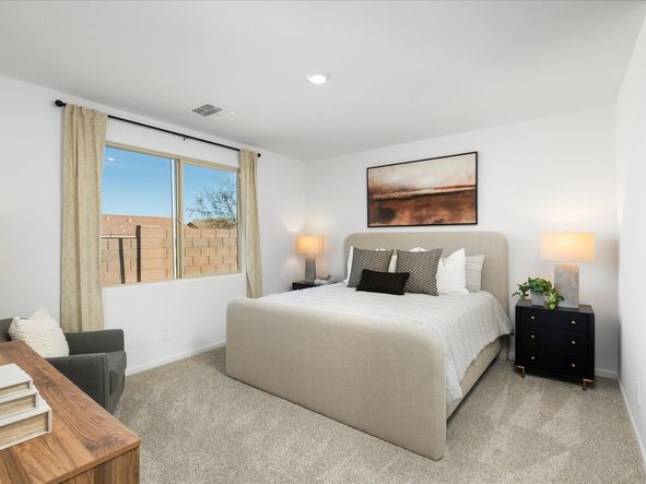 Welcome to the 1460 plan modeled at Las Patrias at Star Valley in Tucson, AZ.