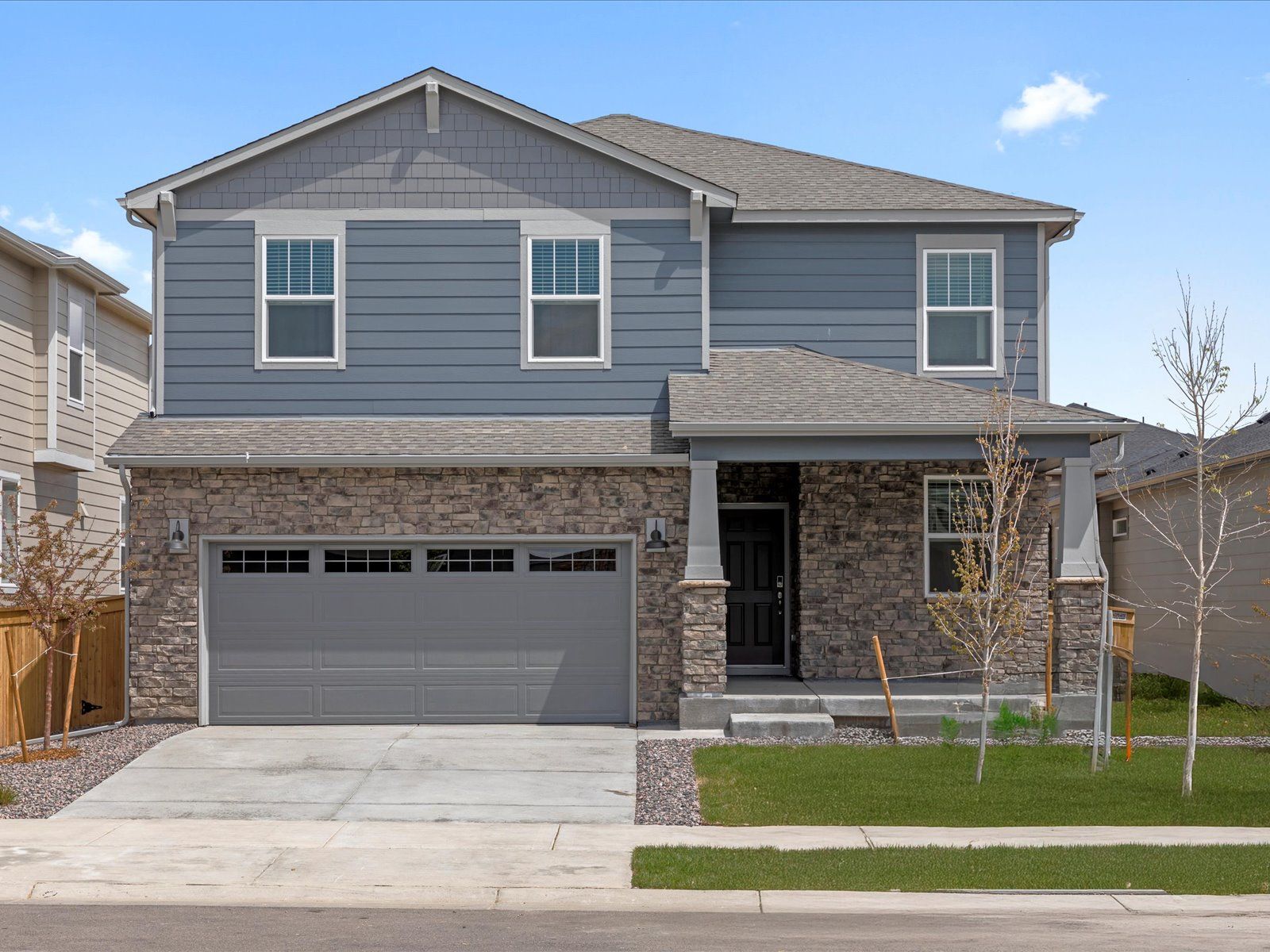 The Silversage floorplan image taken at a Meritage Homes community in Brighton, CO