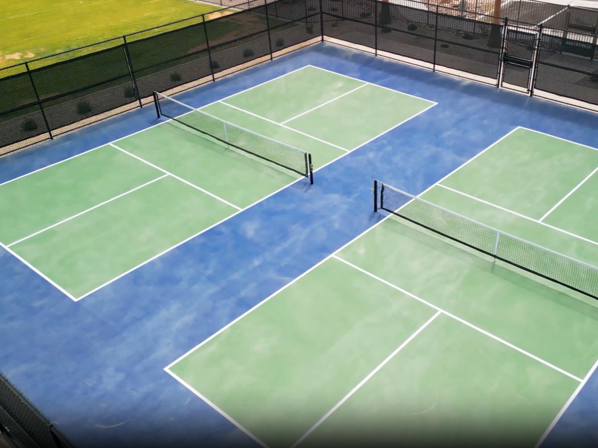 Modern pickleball courts designed for friendly competition and active living.