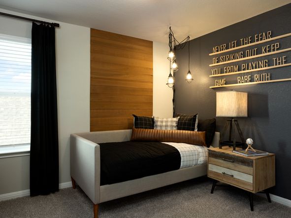 The Reynolds floorplan includes four secondary bedrooms.