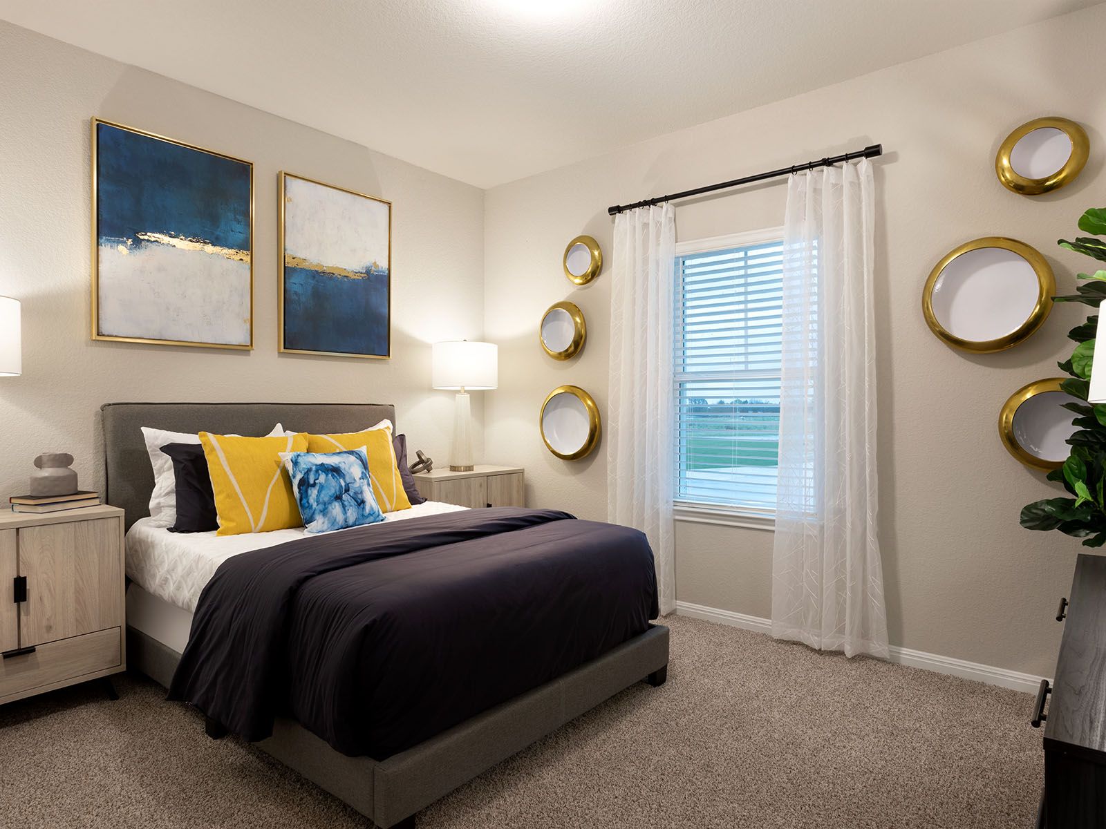 The Kessler floorplan has four secondary bedrooms.