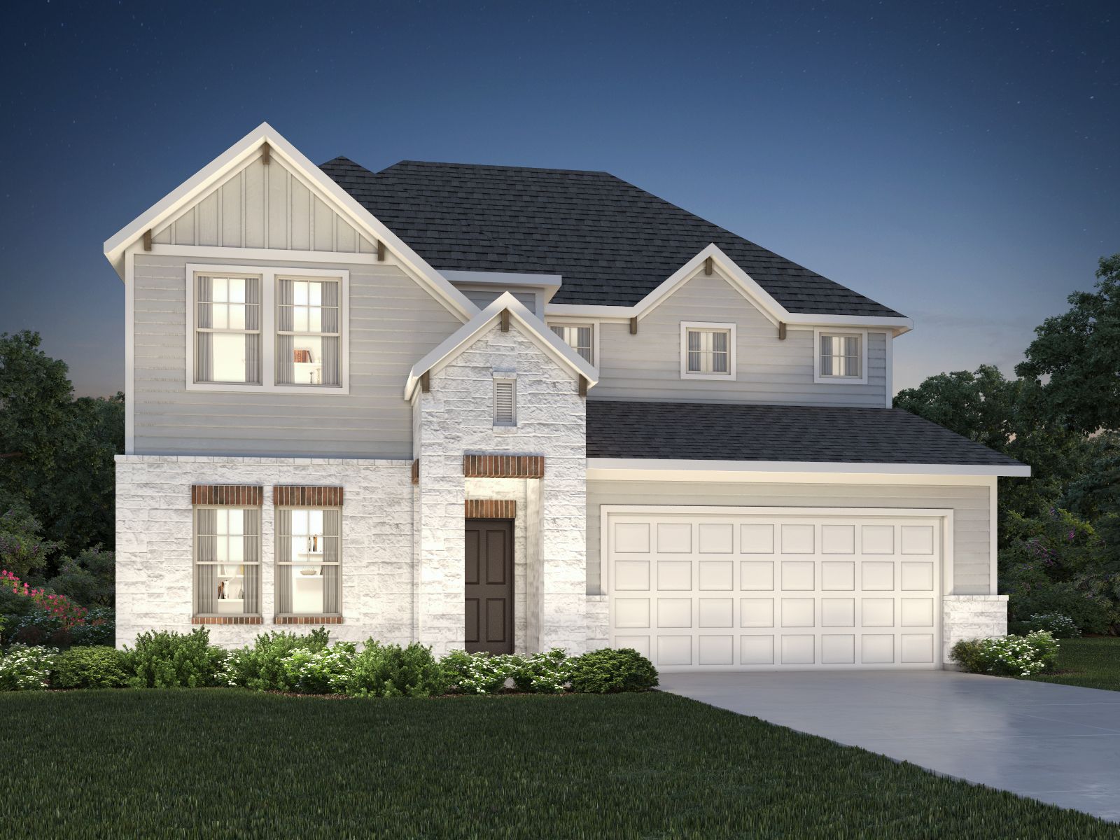 The Woodside (456) - Prairie Winds - Boulevard Collection: Hutto, Texas - Meritage Homes